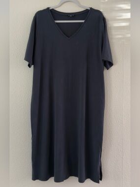 Eileen Fisher | Dresses | Eileen Fisher The System Viscose Jersey Tank Dress  Black Small | Poshmark